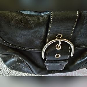 Coach Classic Small Black Leather Purse Bag